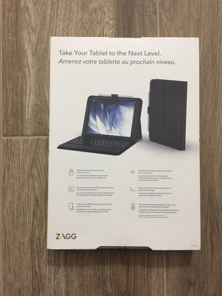Funda tipo folio para tablet ZAGG Messenger y teclado Bluetooth para Apple iPad 9,7 pulgadas Foto 2 de 4