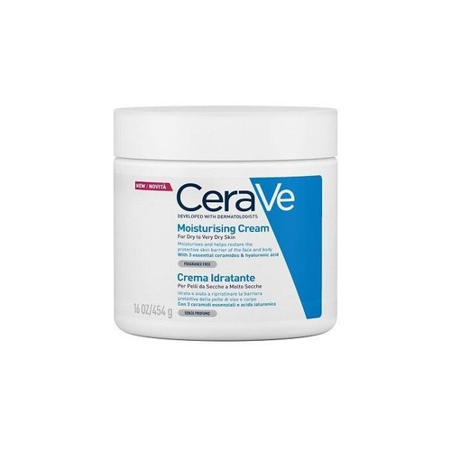 CeraVe Moisturizing Cream Jar for Face and Body for Normal to Dry Skin
