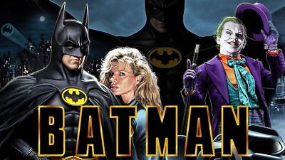 1989 Batman Movie Poster 16X11 Michael Keaton DC Comics Gotham City Joker 🦇🍿 | eBay