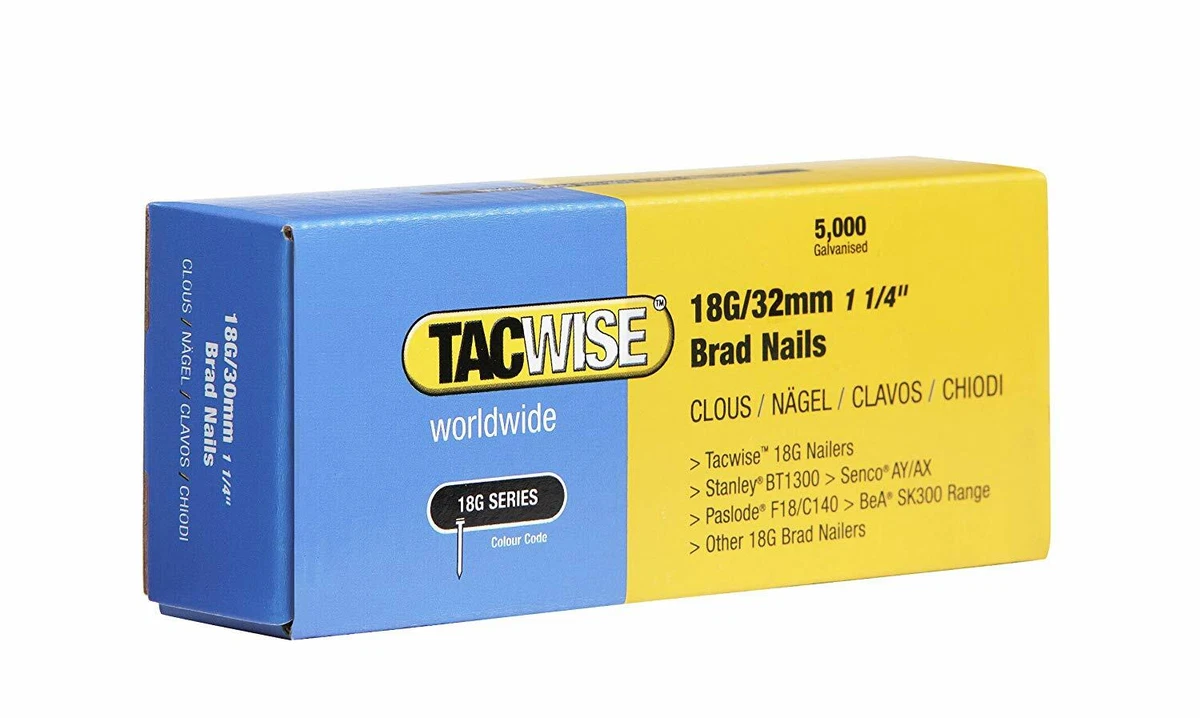 Tacwise 18g 32mm brad nails deals