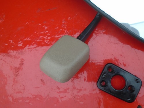 94-01 ACURA INTEGRA INTERIOR RVM REAR VIEW MIRROR WITH TAN COVER CAP OEM - Picture 2 of 8