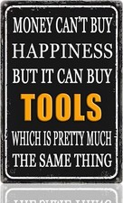 Man Cave Decor: Funny Metal Tin Sign - Shop Signs for Men - Vintage Garage Decor