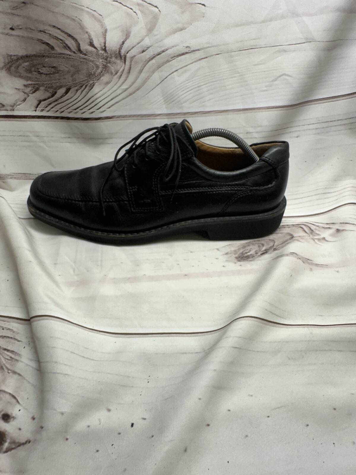 SAOLA Scarpe eleganti ECCO da uomo con lacci in pelle nera taglia 44 taglia US 10