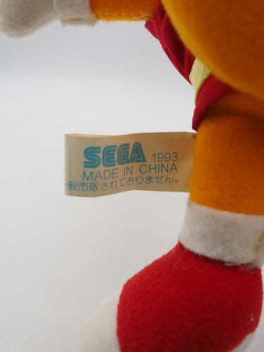 TAILS Sonic C0102 The HedgeHog Summer Festival JUNKDAMAGED SEGA Plush 1993 Japan - Picture 10 of 11