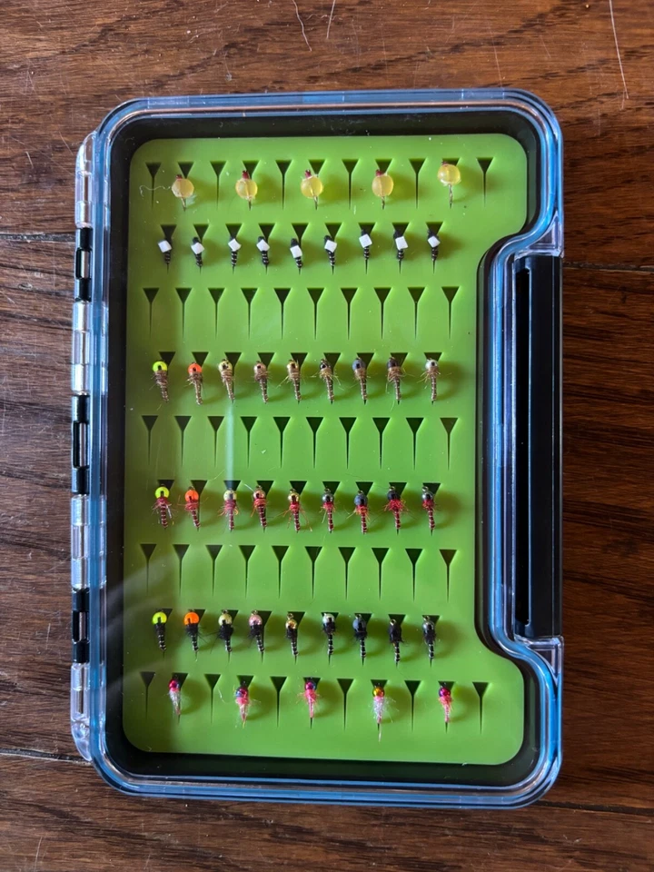 Caja mosca nueva cargada atada a mano por mí - ¡menos de 2 $ por mosca! ¡Envío gratis! Foto 2 de 2