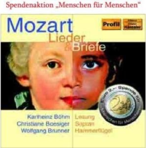 Wolfgang Amadeus Mozart Lieder & Briefe (CD)