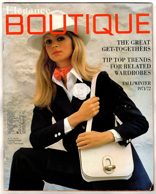Elégance Boutique, Fall/Winter 1971/1972, No. 52, illustrated Fashions