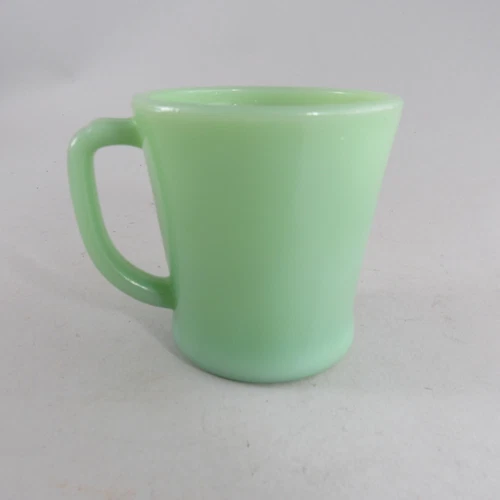 Vintage Fire King Oven Ware Jadeite D Handle Coffee Mug