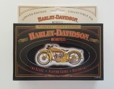 Harley Davidson Two Deck Playing Cards 1997 Limited Edition Tin Sealed Cards