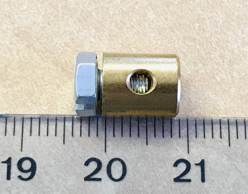 Solder Nipple Trunnion for Rundlitze Wire Rope Steel Cable, Drilling 2,5mm - Picture 3 of 3