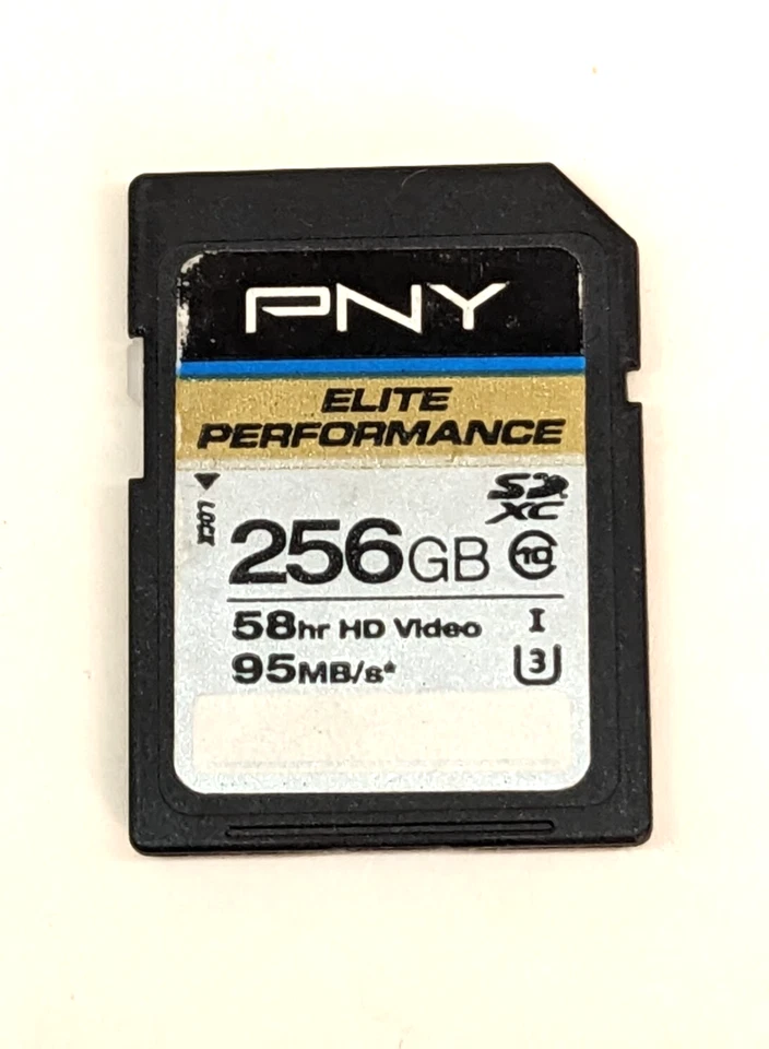 PNY Elite Performance 256GB Class 10 UHS-I U3 SDXC Flash Memory Card 95MB/s - Image 2 of 3
