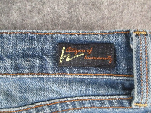 Citizens Of Humanity Jeans Womens 27 Blue Denim Bootcut AMBER High Rise 30x22 - Picture 9 of 19