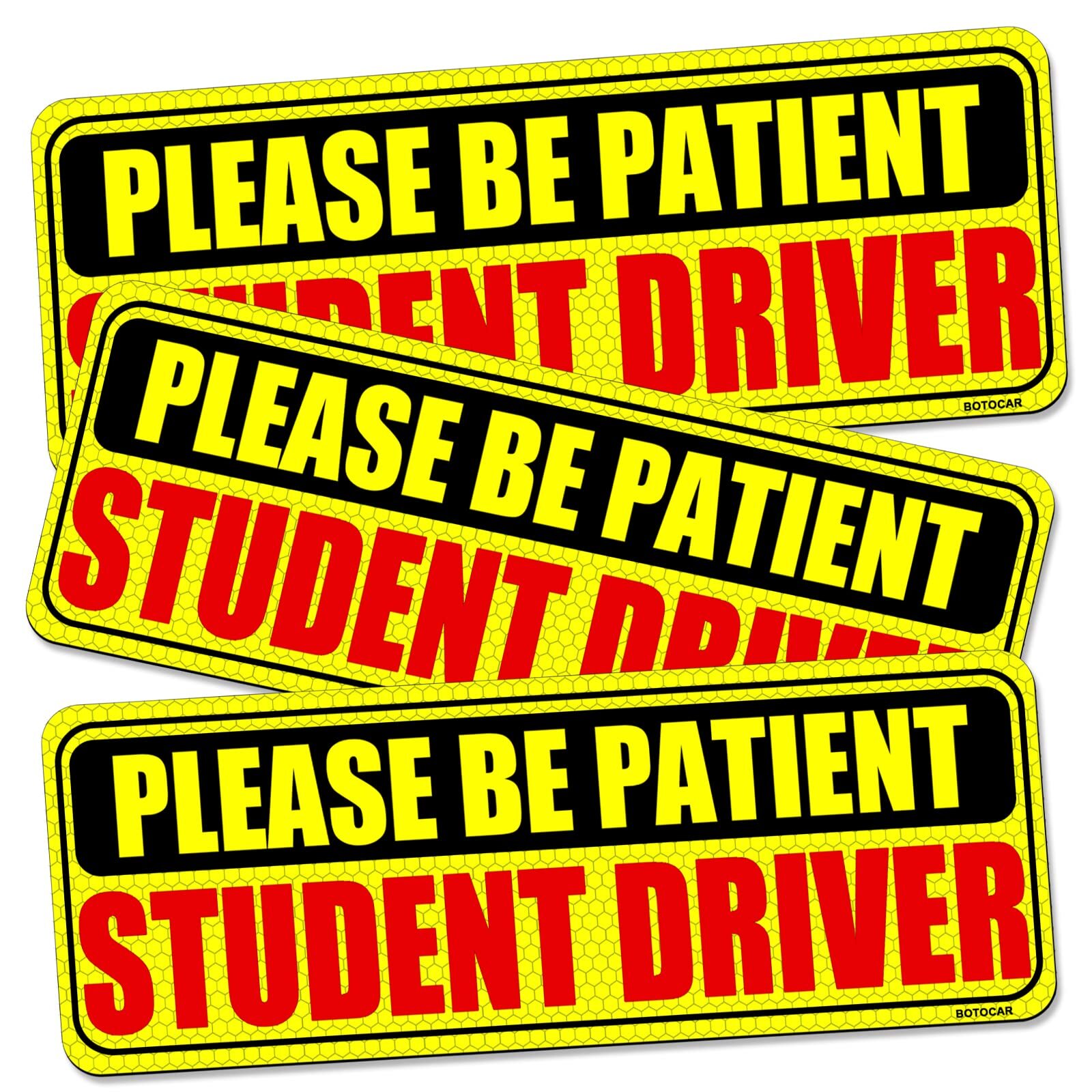 Student Driver Sticker Magnet for Car Signs Strong Student Driver