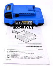 KOBALT GENUINE KB 224-03 24V LITHIUM ION BATTERY 2.0AH 48WH, BARE - NEW 