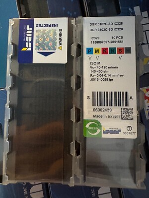 DGR3102C-6D IC328/ISCAR  10 PCS