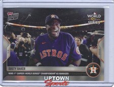 Dusty Baker - 2022 MLB TOPPS NOW® Card 1162 - 1st Career World Series Win as MGR