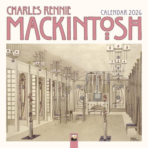 Charles Rennie Mackintosh Wall Calendar 2026 (Art Calendar)