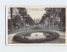 Postcard Le Casino et les Jardins Monte Carlo Monaco Monaco