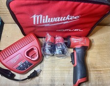 Milwaukee 3485-22 M12 Fuel 14 Right Angle Die Grinder Kit Open Box Tested Milwaukee 3485-22 M12 Fuel 14 Right Angle Die Grinder Kit Open Box Tested