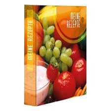PRICARO Rezeptordner "Bunte Zutaten" A4 1 Stück Ringbuch Ordner für DIY Rezepte