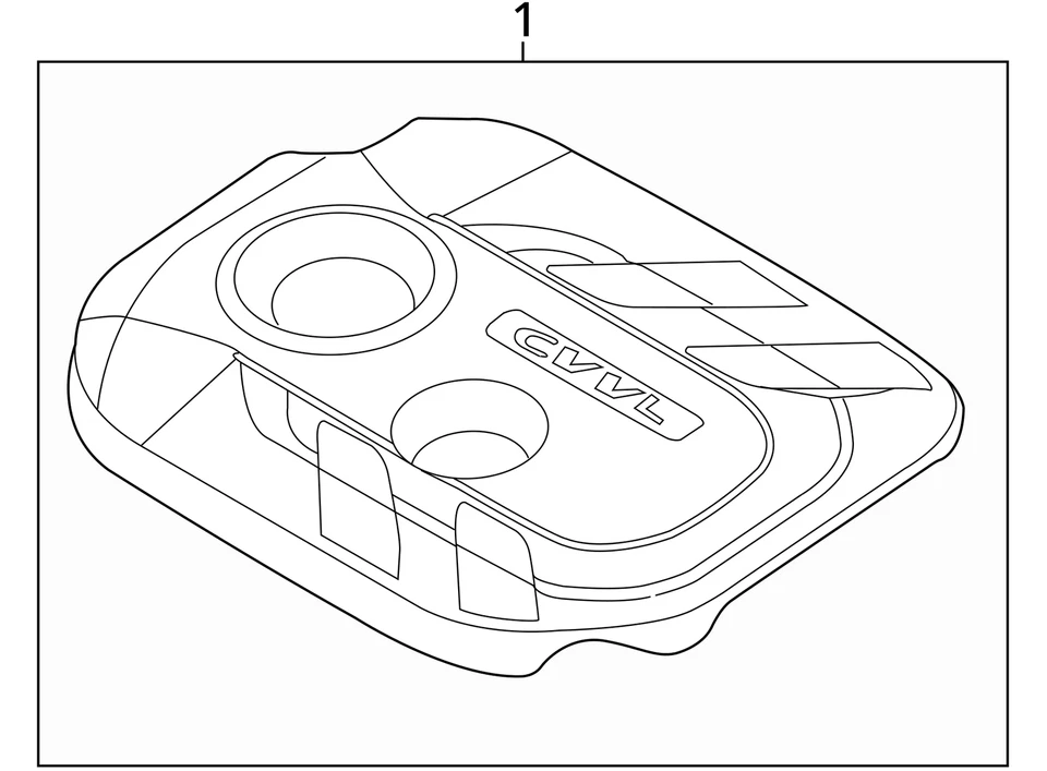 Cubierta del motor Kia Soul 2014 QE5UF Foto 4 de 4