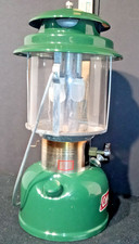 Coleman Double Mantle Kerosene Camp/Barn Lantern: Model 220J, with New Mantles