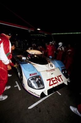 Jan Lammers Andy Wallace Teo Fabi Toyota Team TOMs Toyota TS010 RV- Old Photo 2