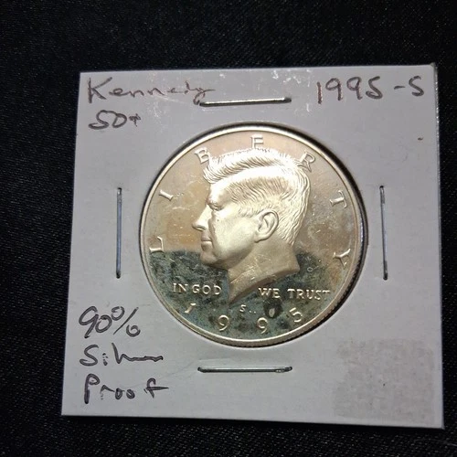 1995-S Silver Proof Kennedy Half Dollar - 90% Silver - (PR) KM#A202c -HD95SS