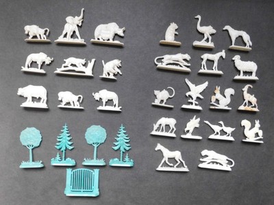 Konvolut alter Zoo Figuren Margarine Figuren Margarinefiguren (Voss, Böninger)