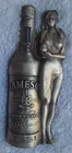 2.7oz Hand Poured .999 Silver Bar JAMESON WHISKEY GIRL Sand Cast by LOCKER MINT