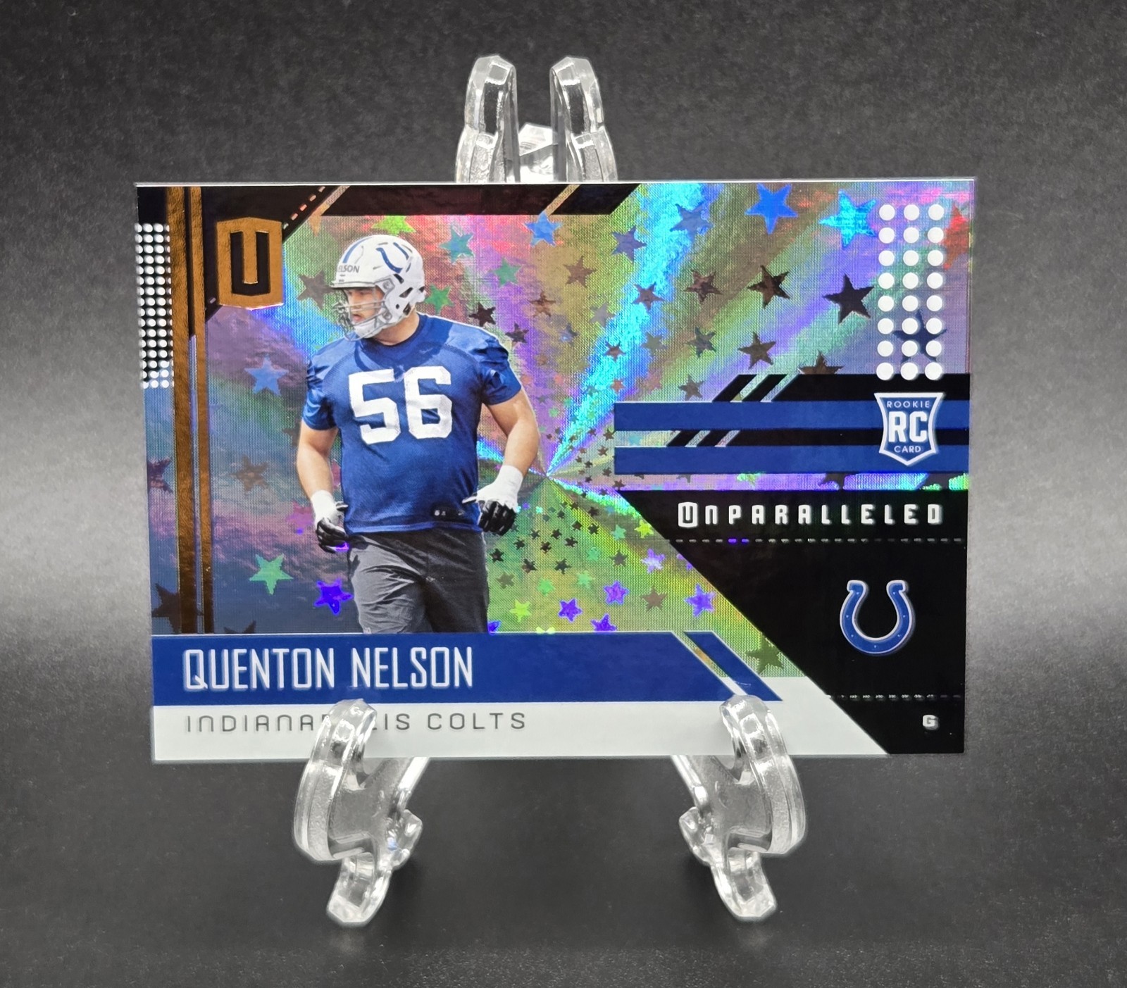 Quenton Nelson 2018 Unparalleled (RC) Astral /200 #300 | Indianapolis Colts