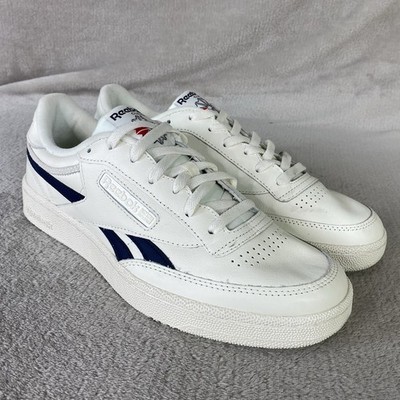 Reebok Classic Club C Revenge Shoes Mens Size 11 Chalk Vector Navy Leather NEW