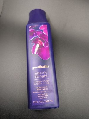Goodbaths Electric Twilight Orange Flower & Black Orchid Body Wash 13 Fl Oz