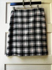 Talbots Skirt 6 Plaid Wool Blend Preppy Pink Soft Girl Academic University Twee