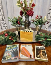 3 Chess Books & a Vintage Chess Recorder Album