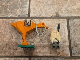 Lego 7115 Star Wars Gungan Patrol Kaadu Minifigure and Jar Jar Binks Minifigure