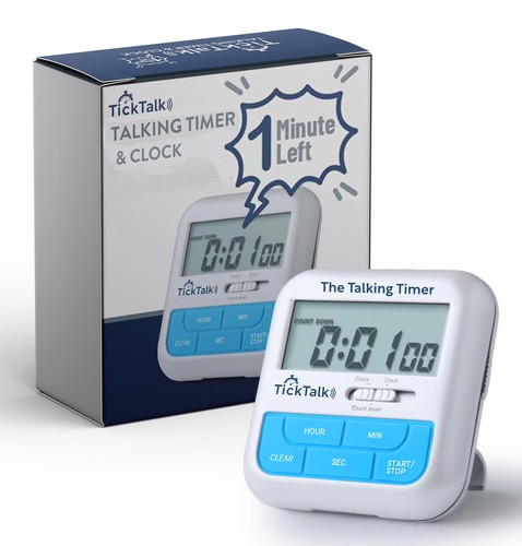 Talking Timer for /Adults/Lab Timer, Visual Timer for Alternative, Voice Coun...