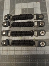 Vest extenders Biker 4 BLACK  para cord Motorcycle lightweight STRONG!!