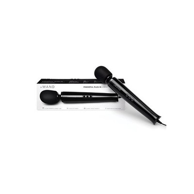 Le Wand Powerful Plug-In Vibrating Massager - Black