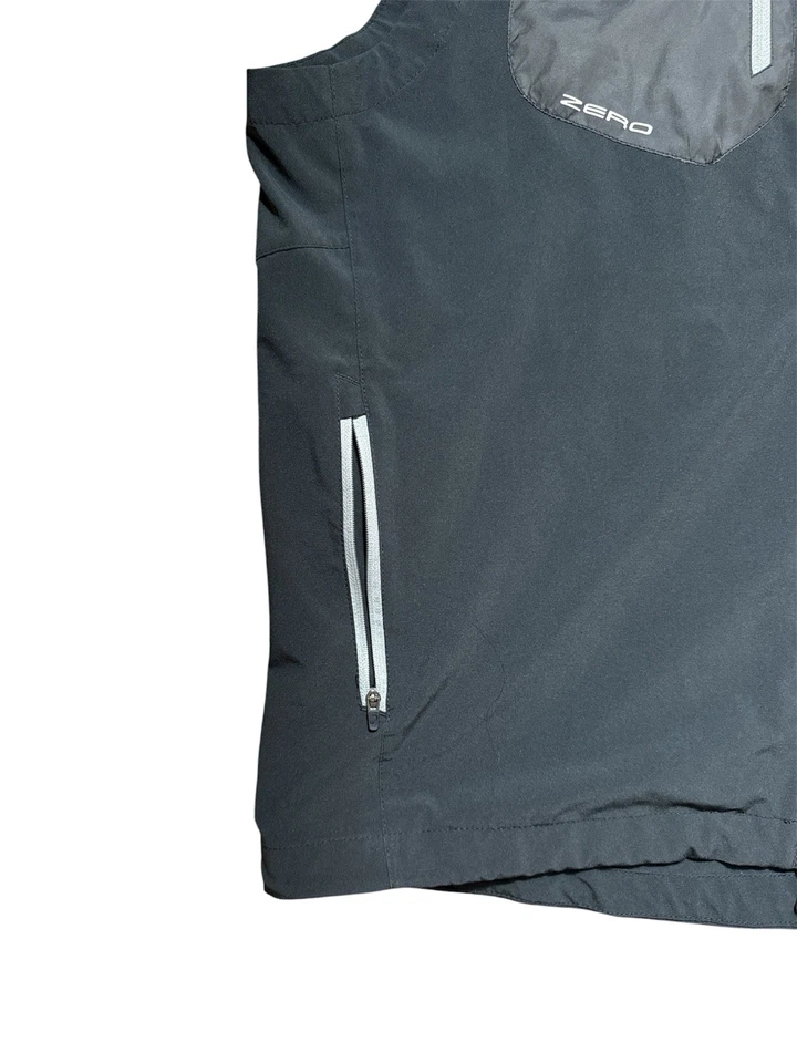 Chaleco Zero Restriction Para Hombres L Negro Golf Z700 Cremallera Completa Chaqueta de Rendimiento Foto 3 de 4