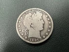 1897-P Barber Silver Half Dollar Nice Date -B43