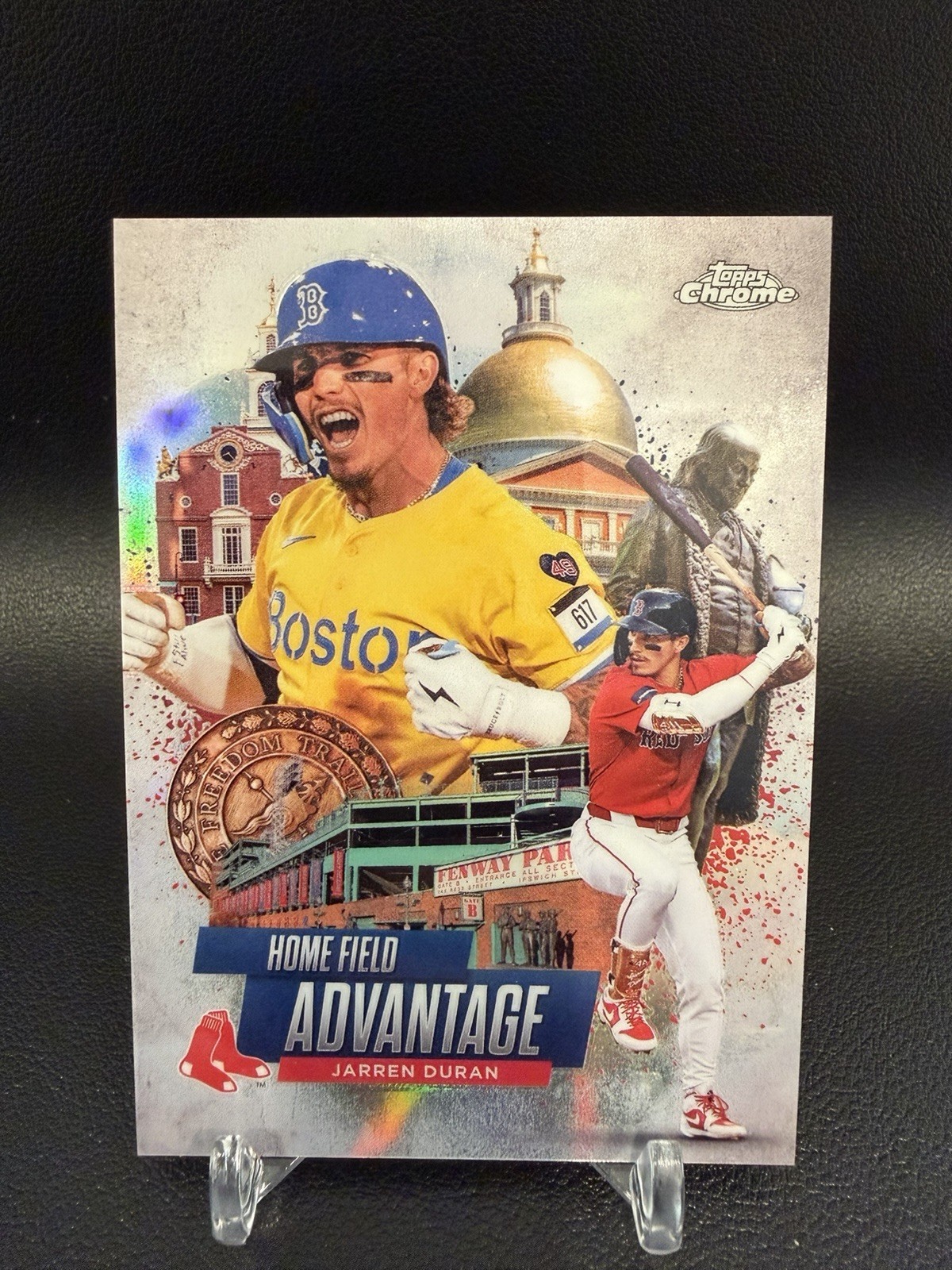 2025 Topps Chrome Jarren Duran Home Field Advantage Red Sox