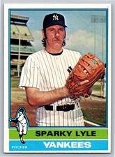 1976 Topps - #545 Sparky Lyle | New York Yankees EX