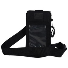 NWT Nike Tech Statement Zip Wallet Lanyard black Badge Holder