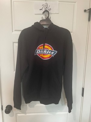 Dickies Men's Long Sleeve Sweater with Hoodie and Pockets in the front