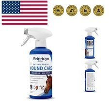 Plus Horse Wound Care Spray | Equine Healing Aid and Skin Repair, Clean Wound...