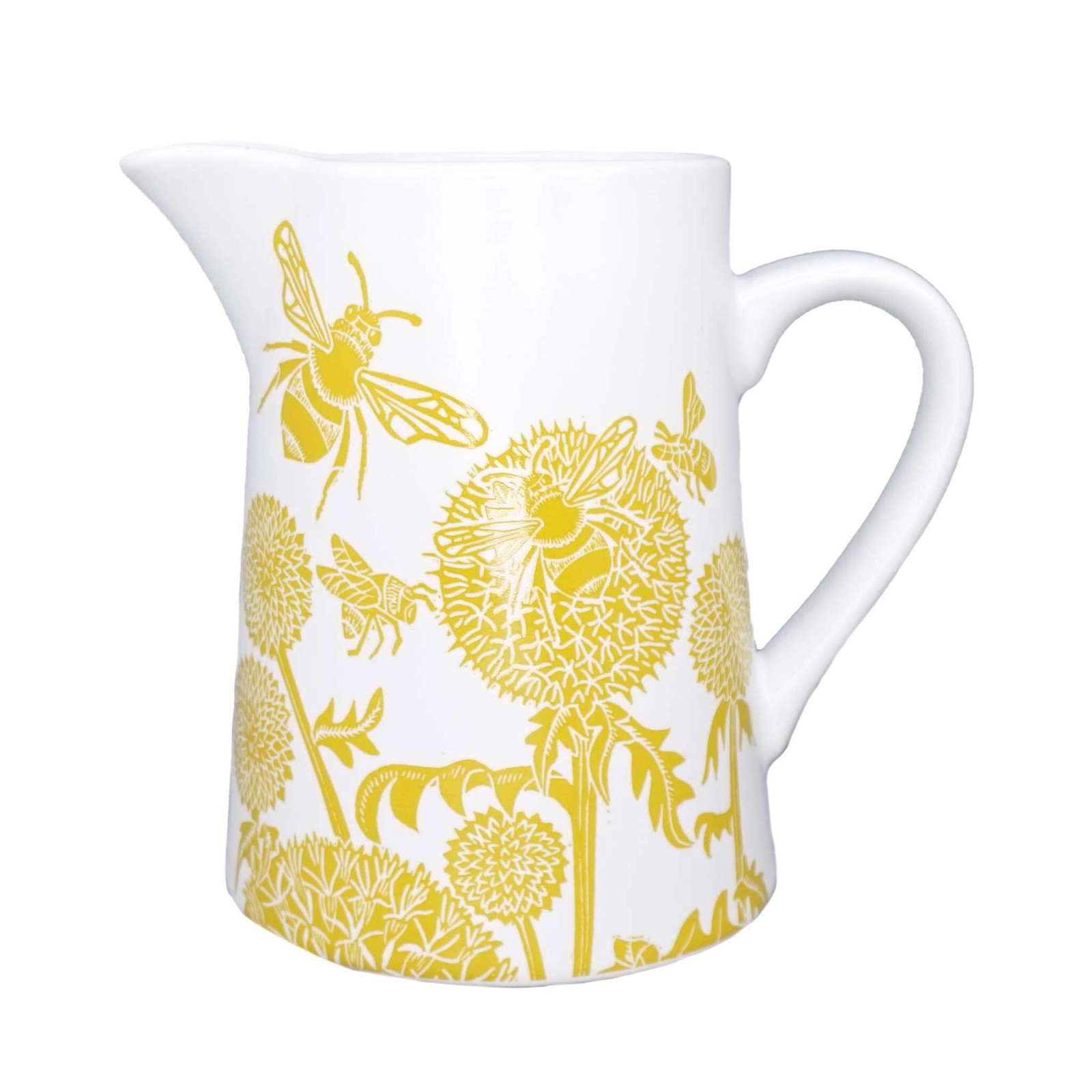 NEW Jug Ceramic (17.5 fl oz) - Kate Heiss (Mustard)