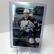 Upper Deck SP Game Used Gabriel Landeskog Colorado Avalanche Serial #67 /92