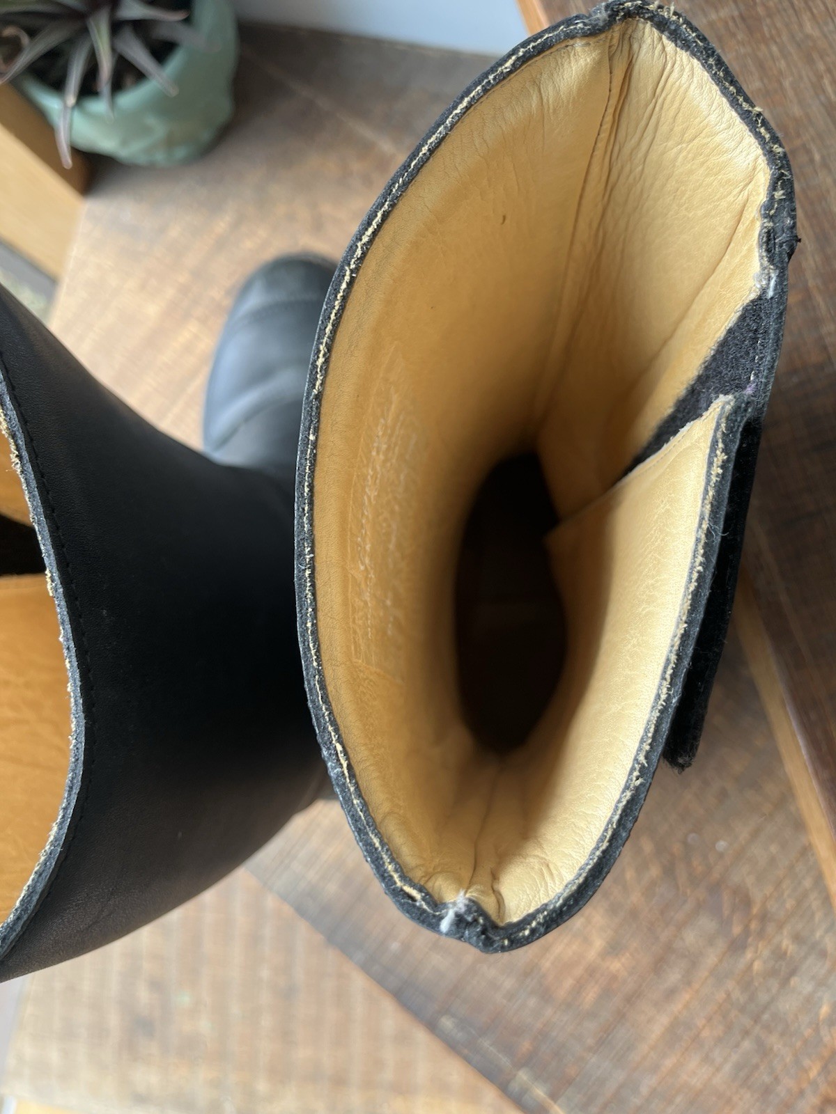 Chippewa Rally Motorcycle Boots 8EE Black Leather Engineer Moto Biker Made U.S.A