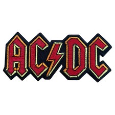 AC/DC Patch · Classic Logo 3D Cut Out (10cm x 4cm) Offizielles Band Merch
